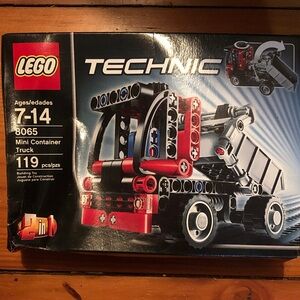 LEGO Technic Mini Container Truck - Red and Black Design